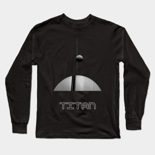 Saturn’s Rings and Titan Long Sleeve T-Shirt